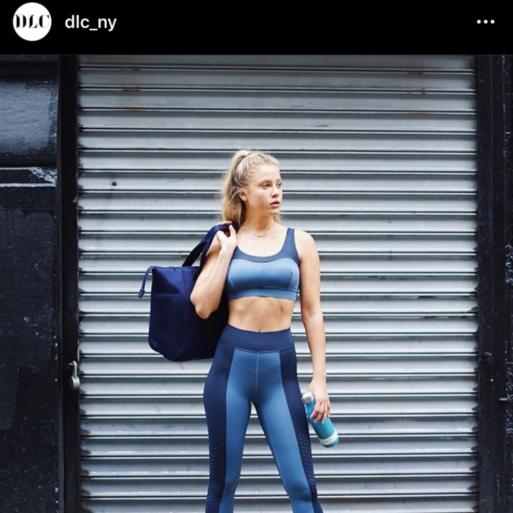 DLC sports bra and matching leggings from Bandier
